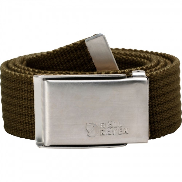 Merano Canvas Belt - Dark Olive