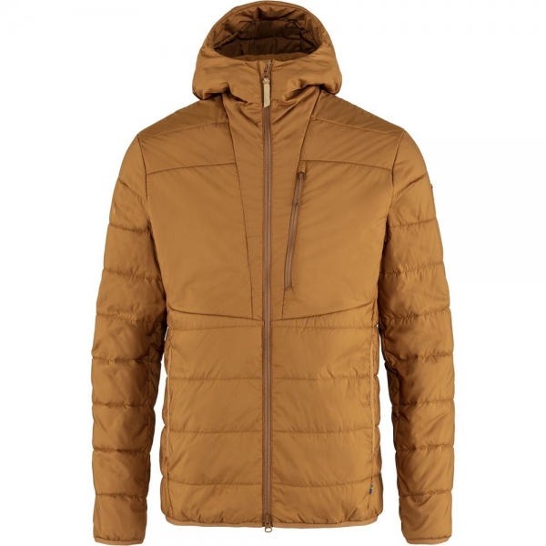 Keb Padded Hoodie M - Chestnut