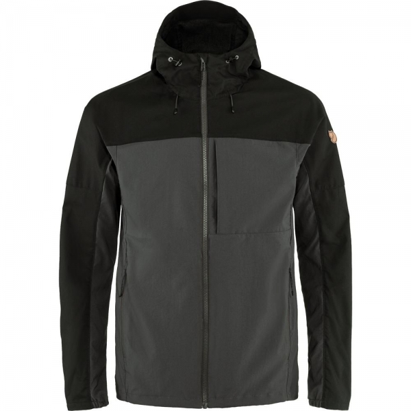 Abisko Midsummer Jacket M - Dark Grey-Black