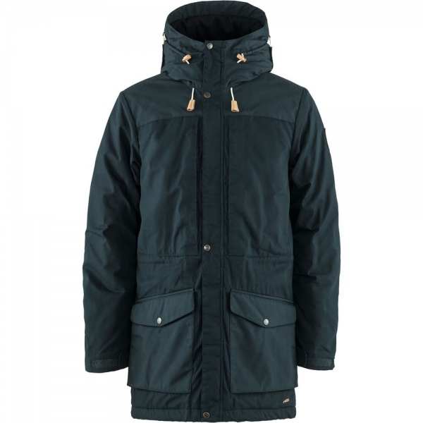 Singi Wool Padded Parka M - Dark Navy