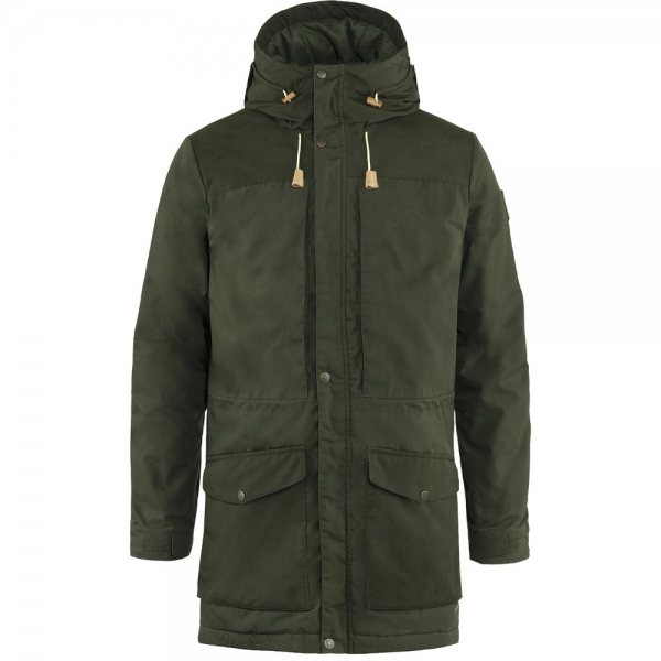 Singi Wool Padded Parka M - Deep Forest